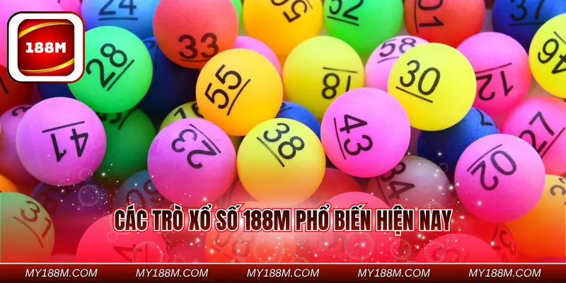 Các trò xổ số 188M phổ biến hiện nay
