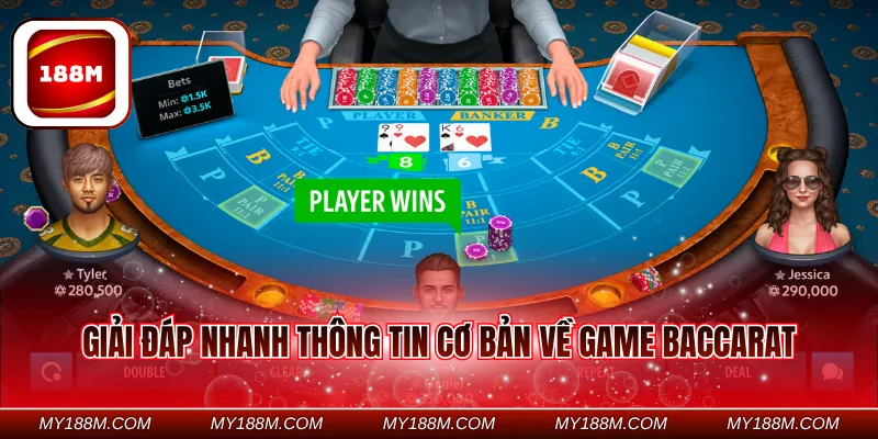 Giải đáp nhanh thông tin cơ bản về game baccarat