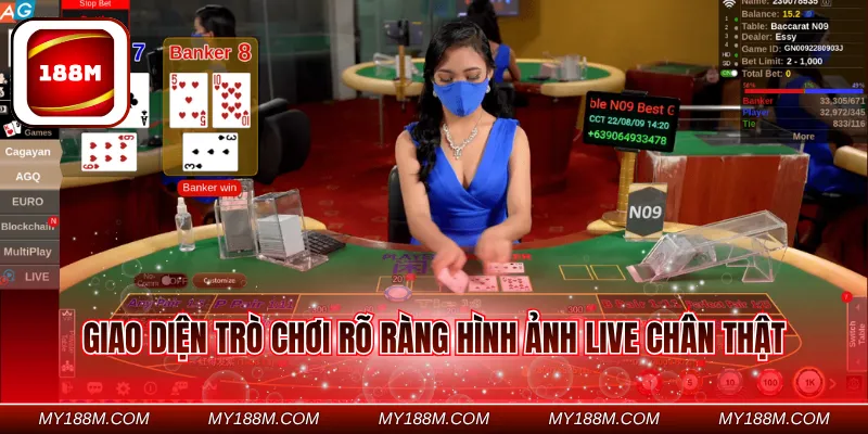 Giao diện trò chơi rõ ràng hình ảnh live chân thật